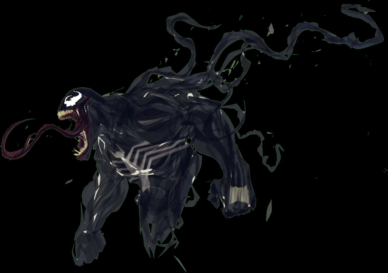 Venom Artistic Interpretation PNG