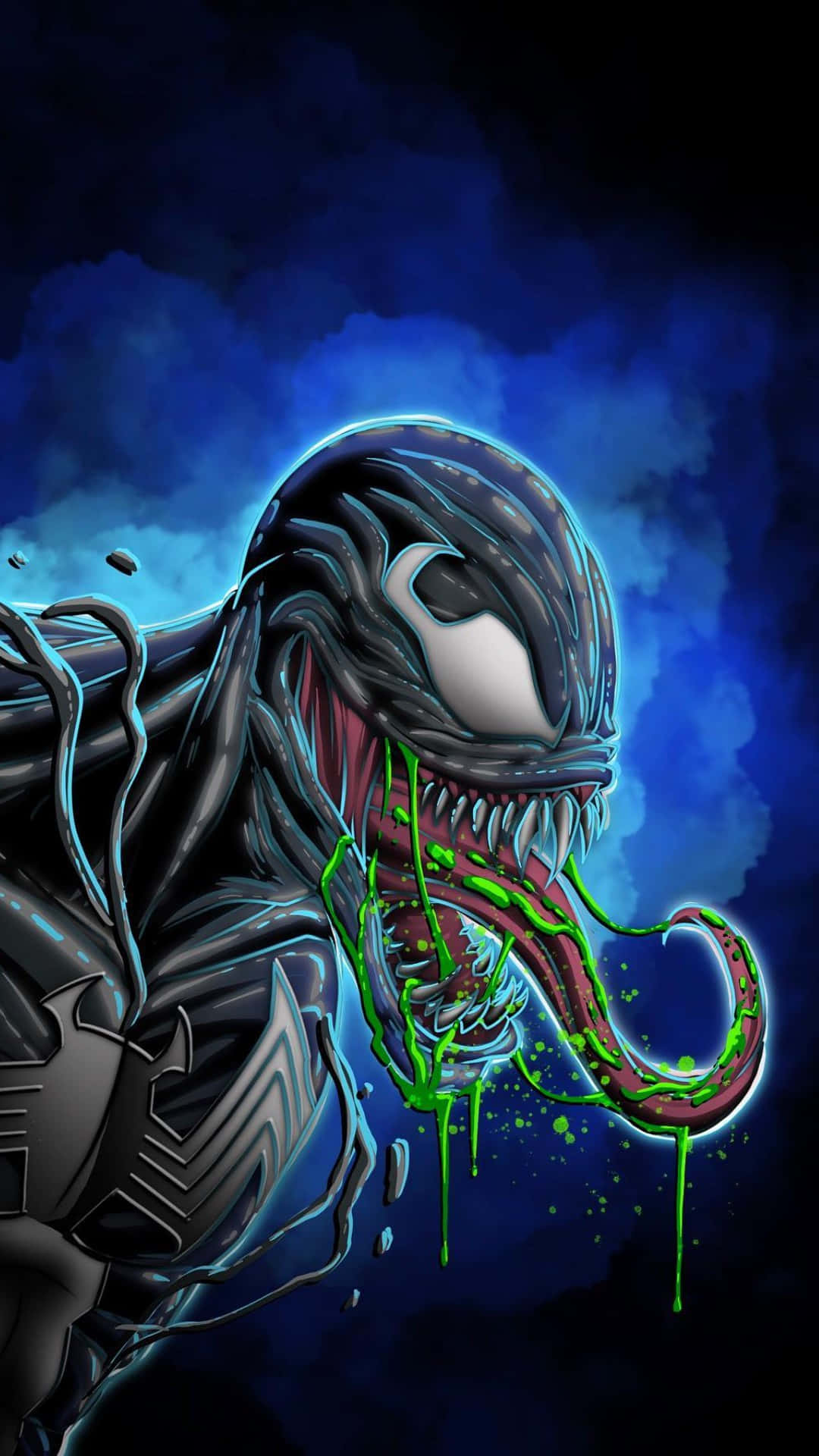 Venom Artistic Phone Wallpaper Wallpaper
