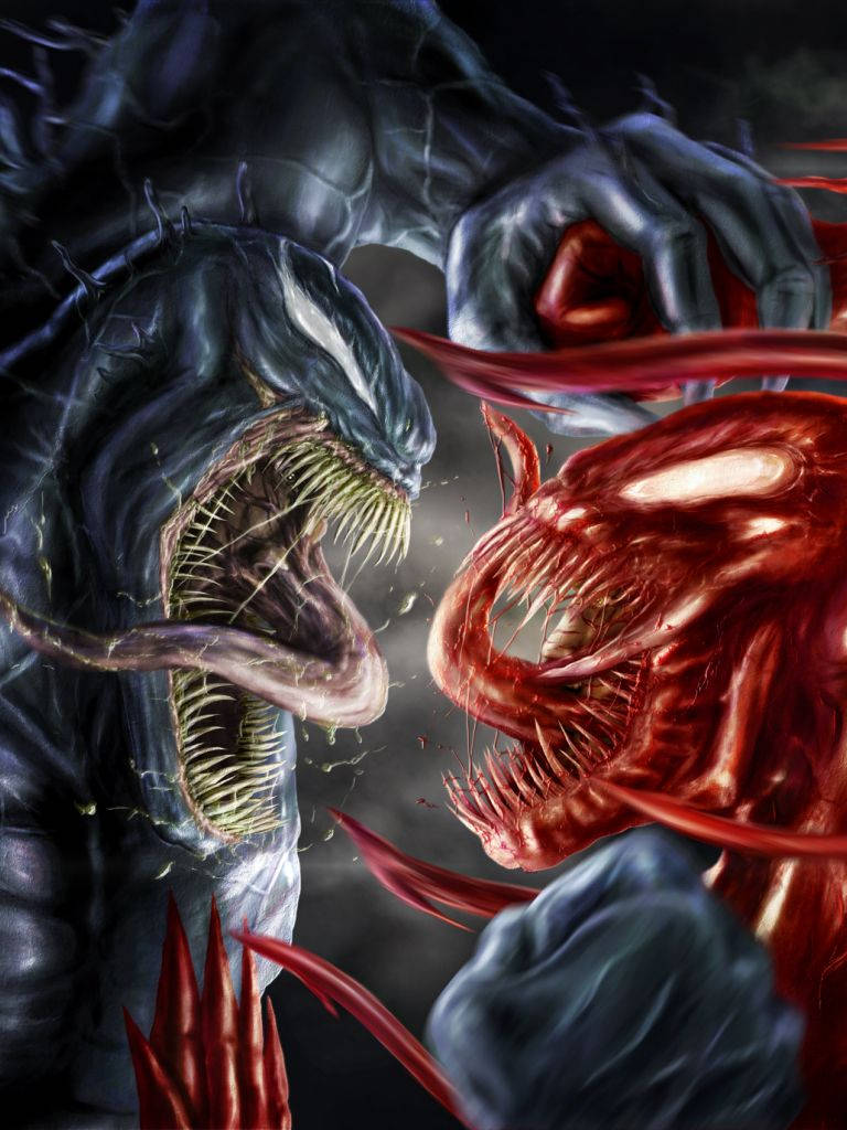 Venom And Venom Vs Venom Wallpaper