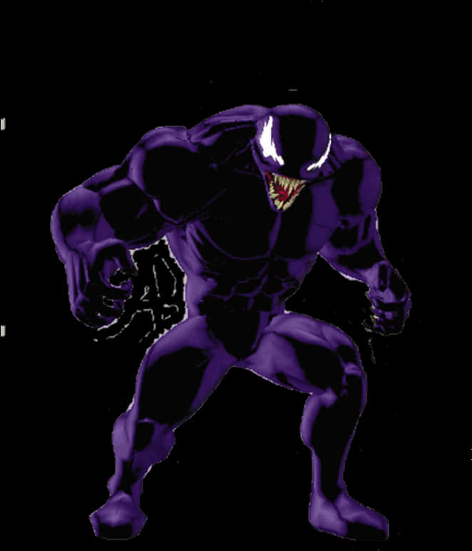 Venom Character Artwork PNG