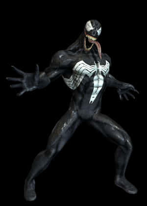 Venom_ Character_ Pose PNG