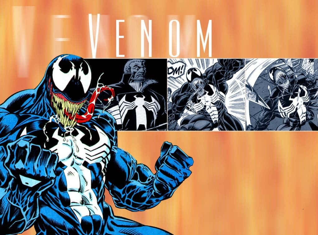 Venom: The Ultimate Symbiote Threat in Marvel Comics Wallpaper
