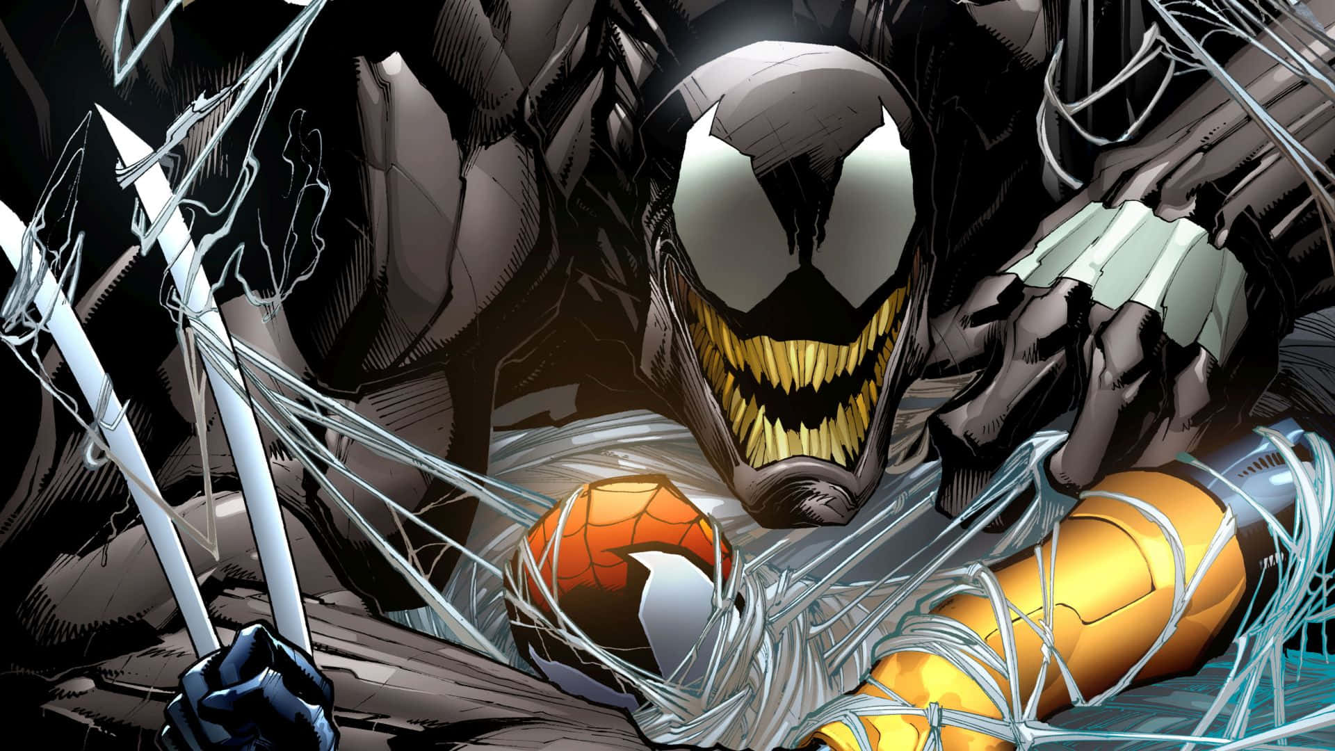 Venom Unleashed - Comic Book Art Wallpaper