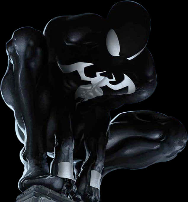Venom_ Crouching_in_ Darkness PNG