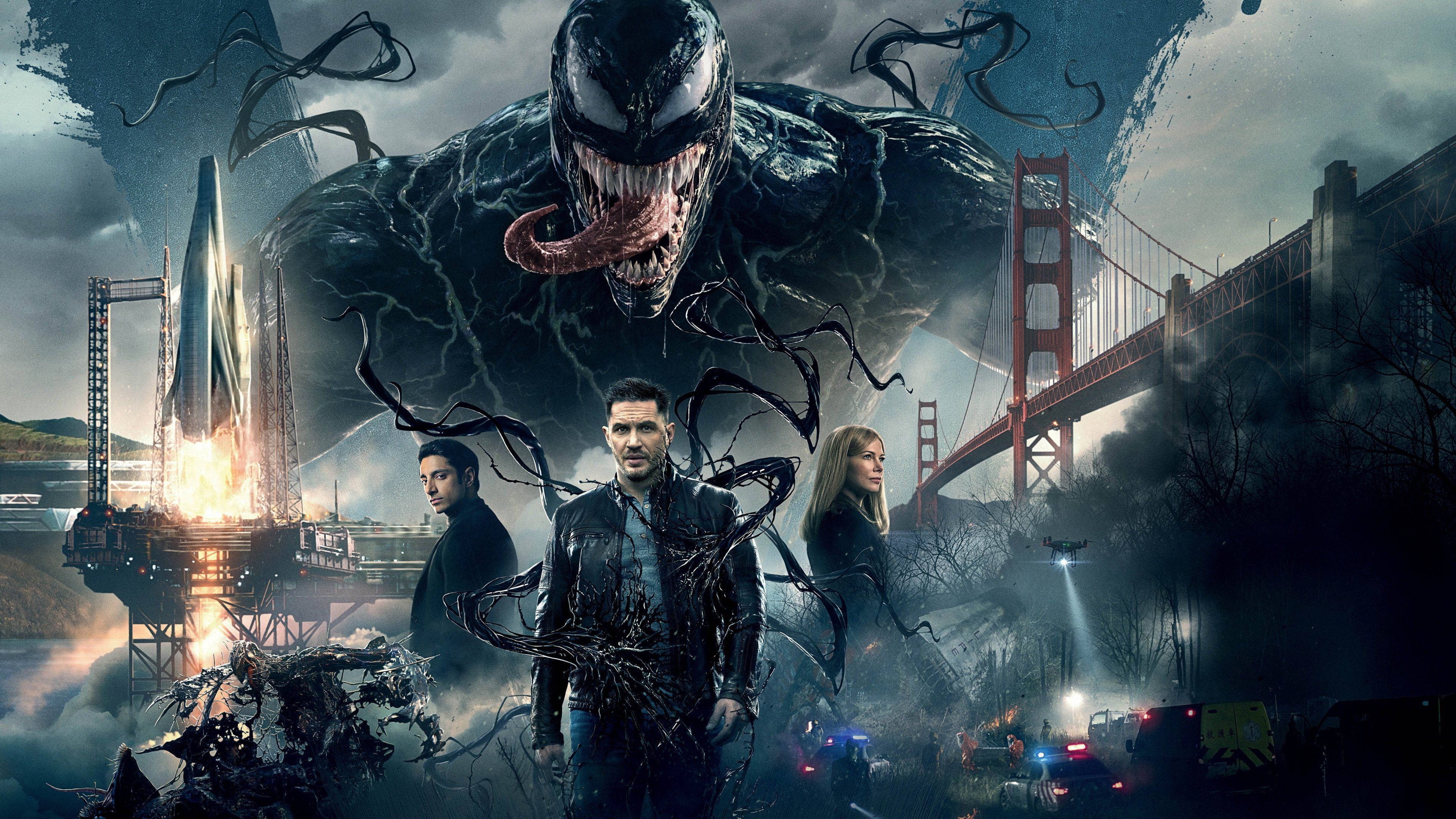 Download Venom Hollywood Movie Wallpaper 