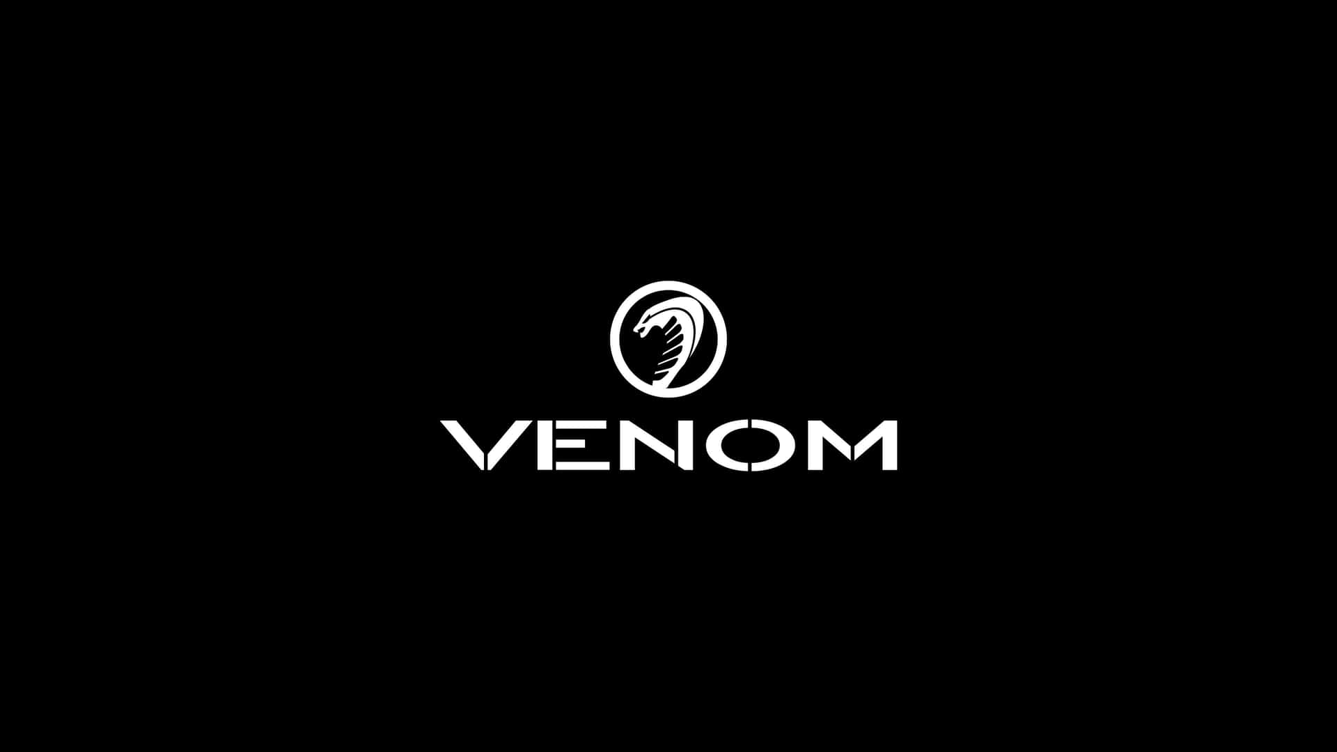 Captivating Venom Logo on a Dark Background Wallpaper