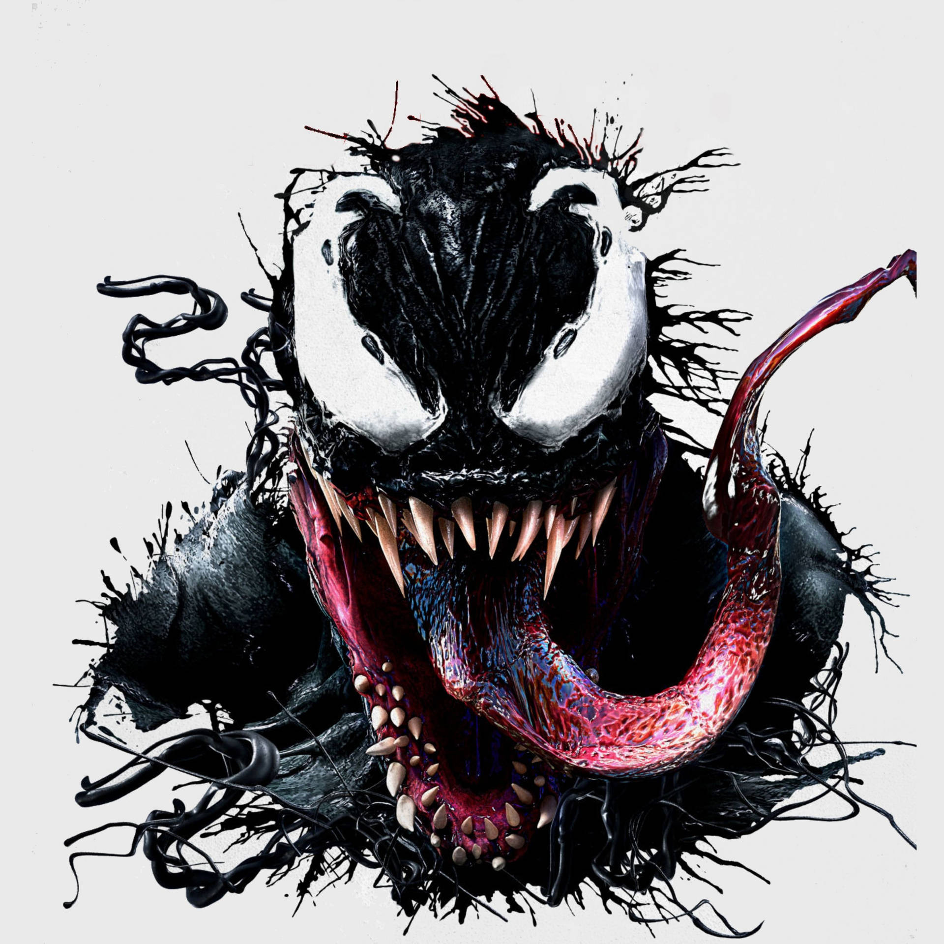 Venom Movie Coloured Portrait Wallpaper
