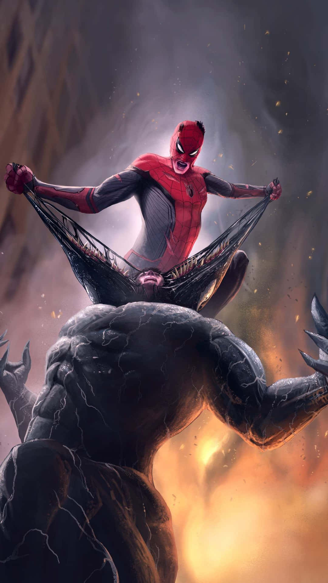 Download Venom Spider Man Wallpaper 