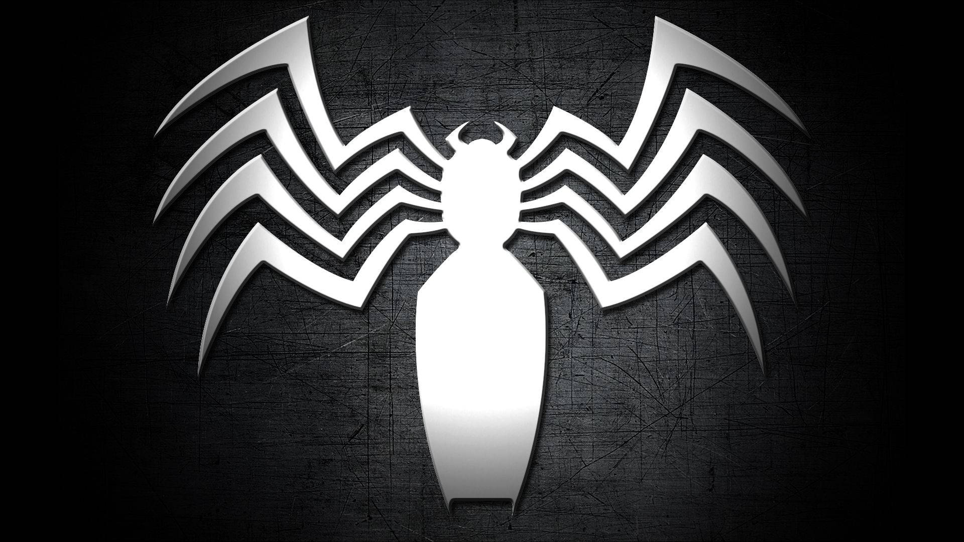 Venom White Spider Wallpaper