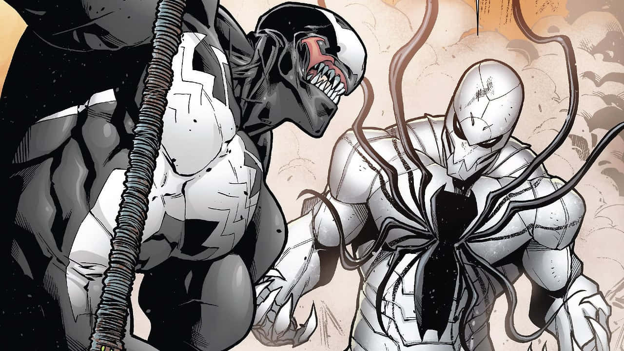 Venom Saga Unleashed: An Epic Crossover in Venomverse Wallpaper