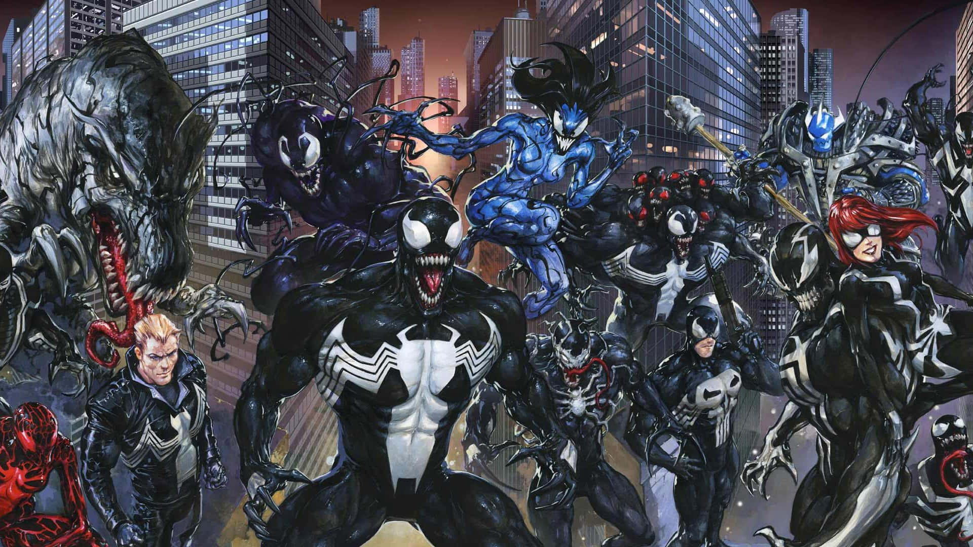 Venomverse: Spider-Man's Darkest Nemesis Wallpaper