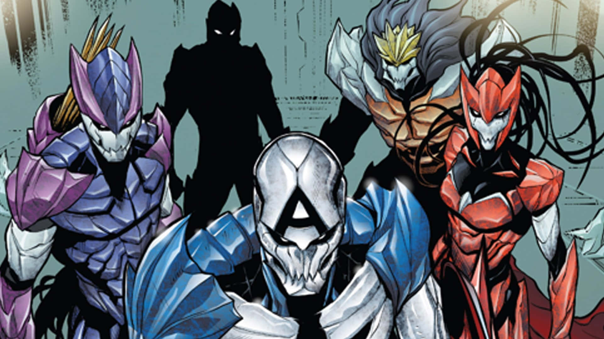 Venomverse Heroes Unite Wallpaper