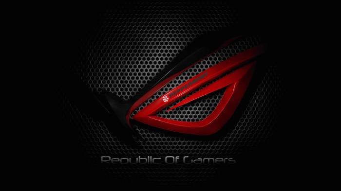 Vent Black And Red Asus Rog Loo Wallpaper