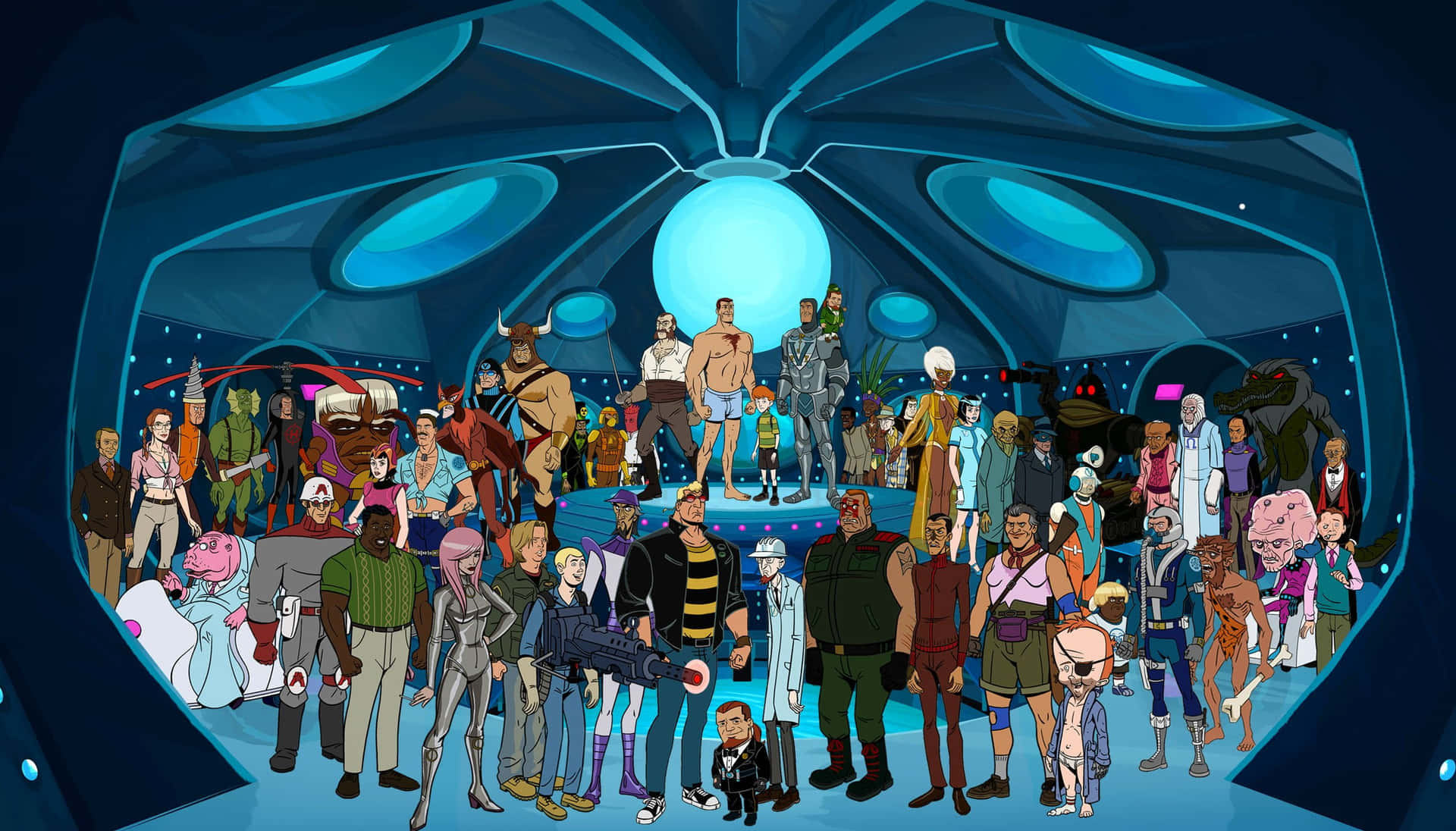 Venture Bros Character Assembly Wallpaper