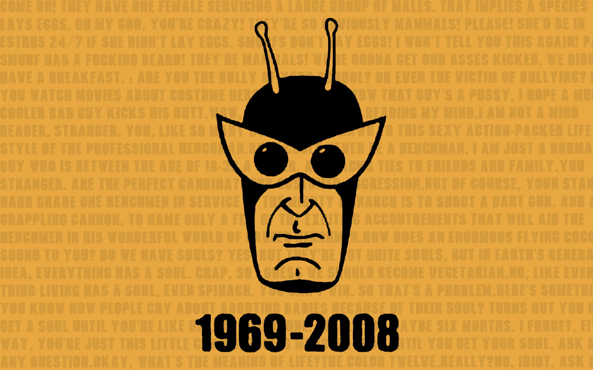 Venture Bros Karakter Tribute 1969-2008 Achtergrond