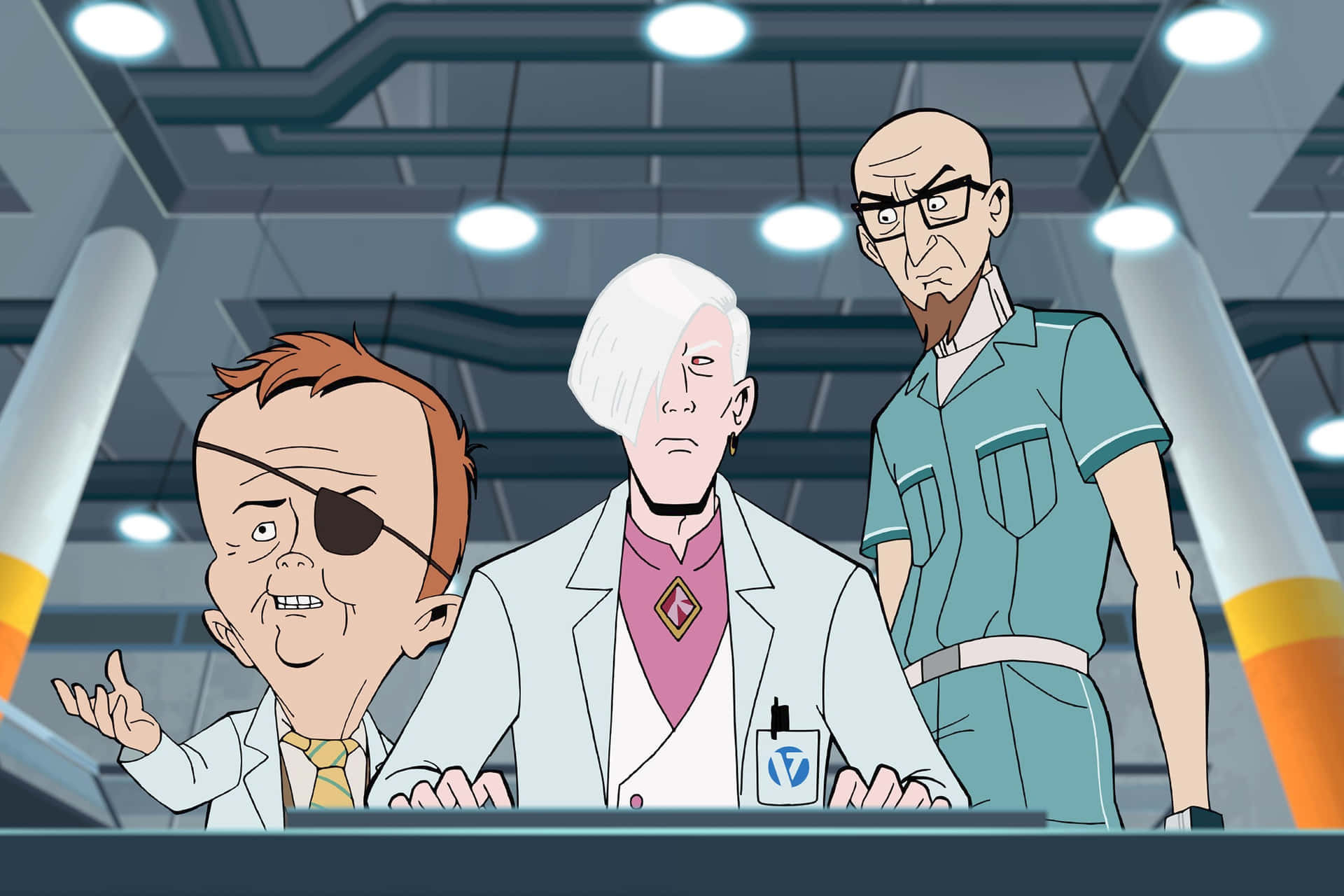 Venture Bros Charactersin Lab Wallpaper