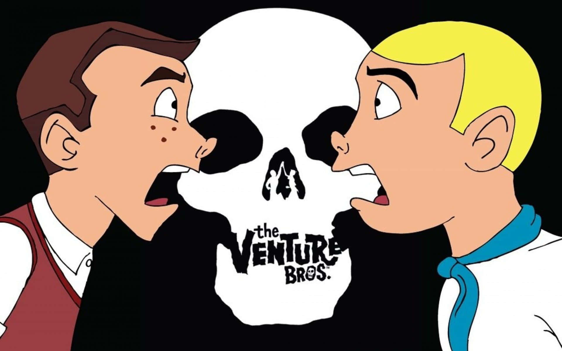 Venture Bros Faceoff Skull Backdrop Wallpaper