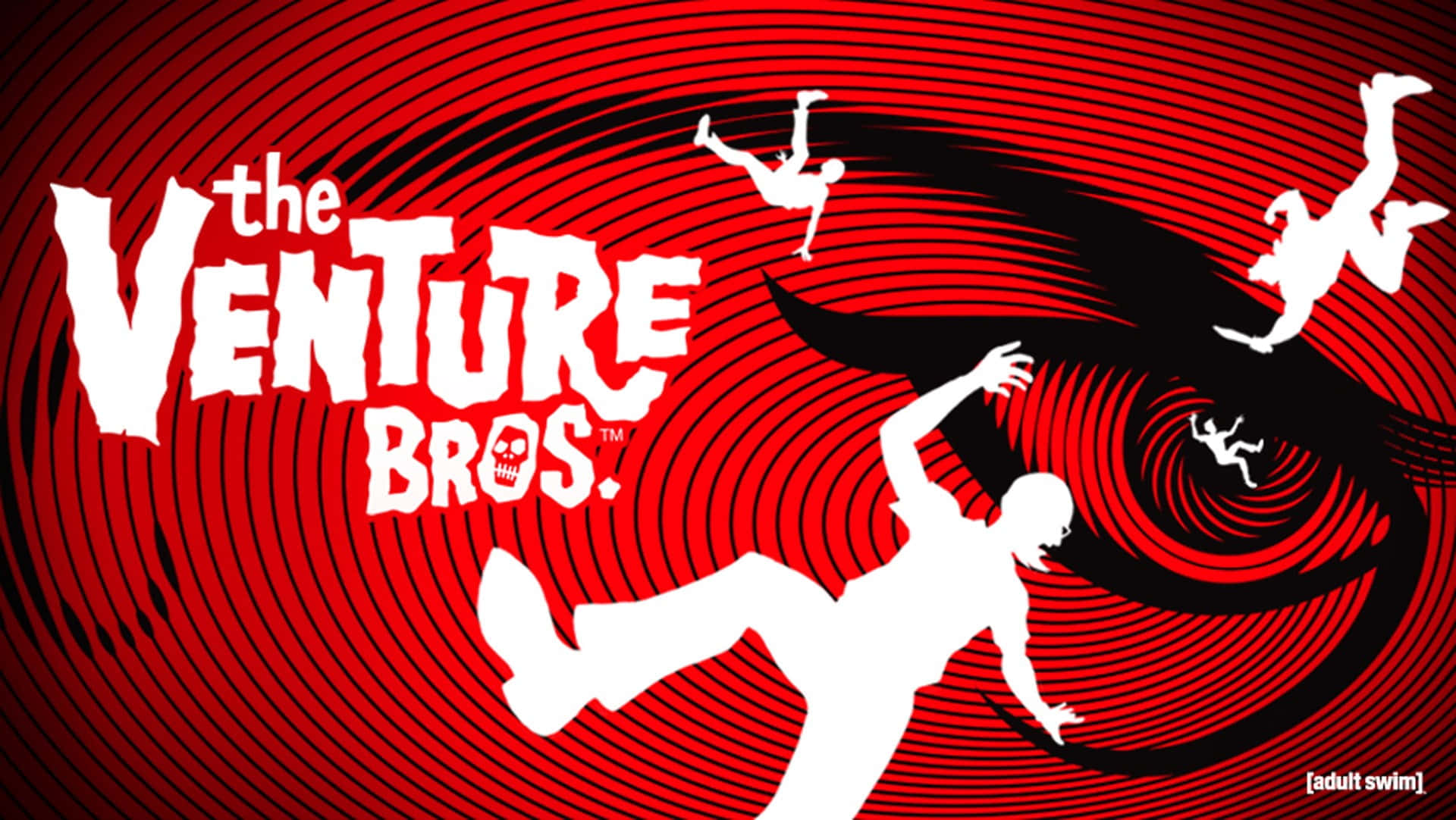 Venture Bros Red Spiral Backdrop Wallpaper