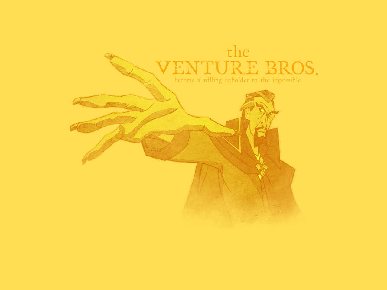 Venture Bros Yellow Poster Wallpaper
