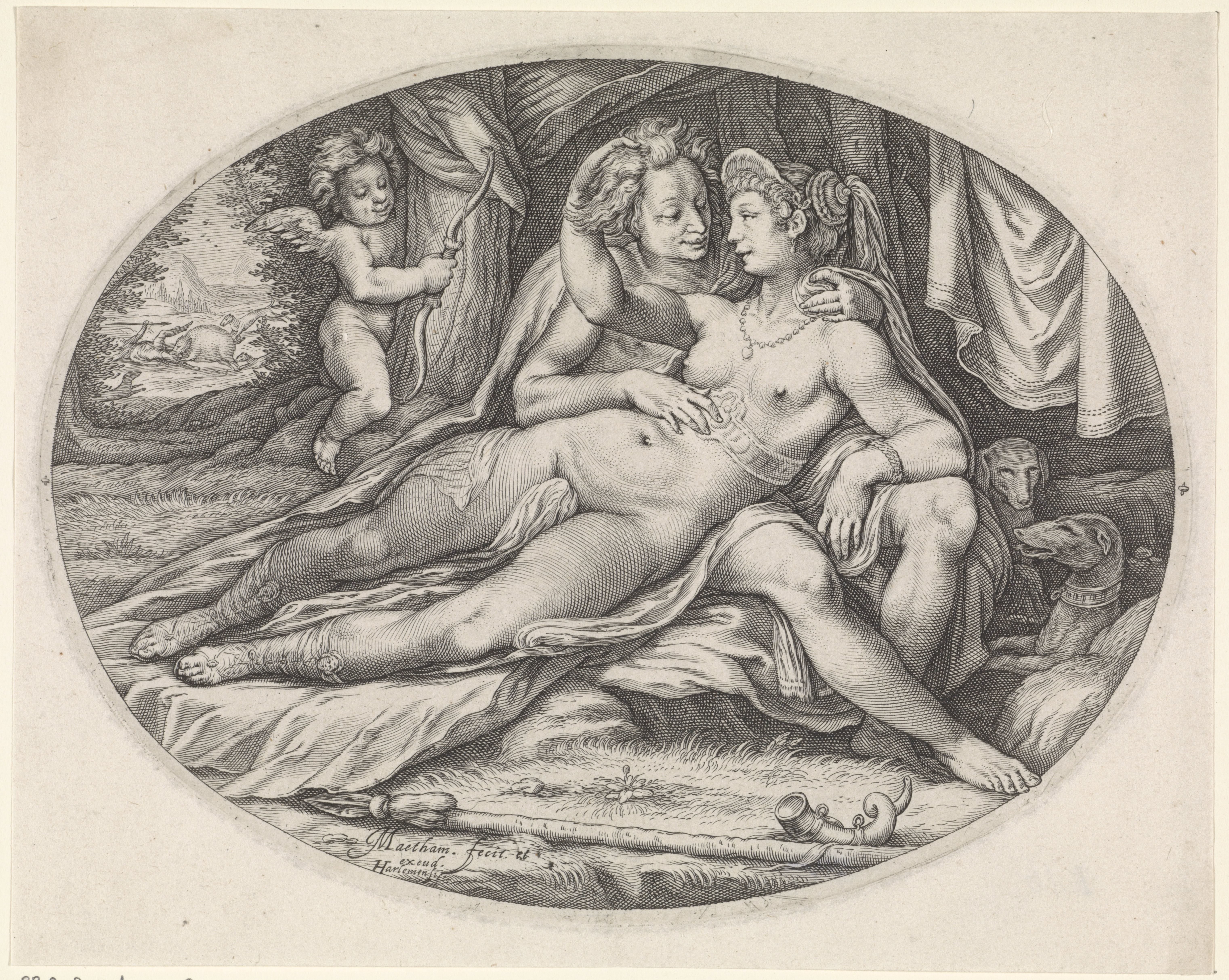 Venus and Adonis Wallpaper