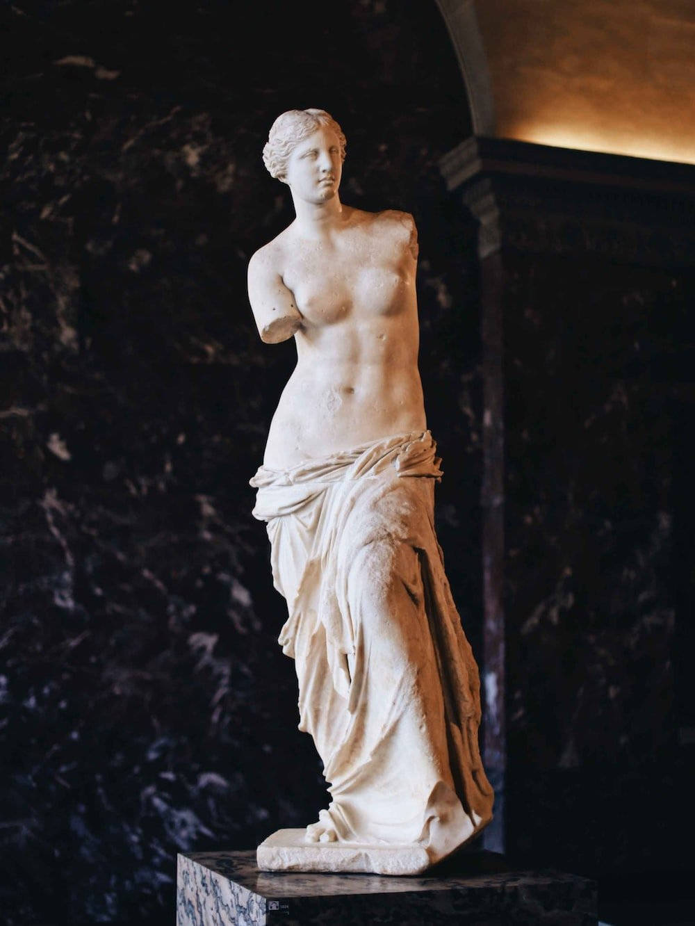 Venus De Milo græsk statue blegvækst wallpaper Wallpaper