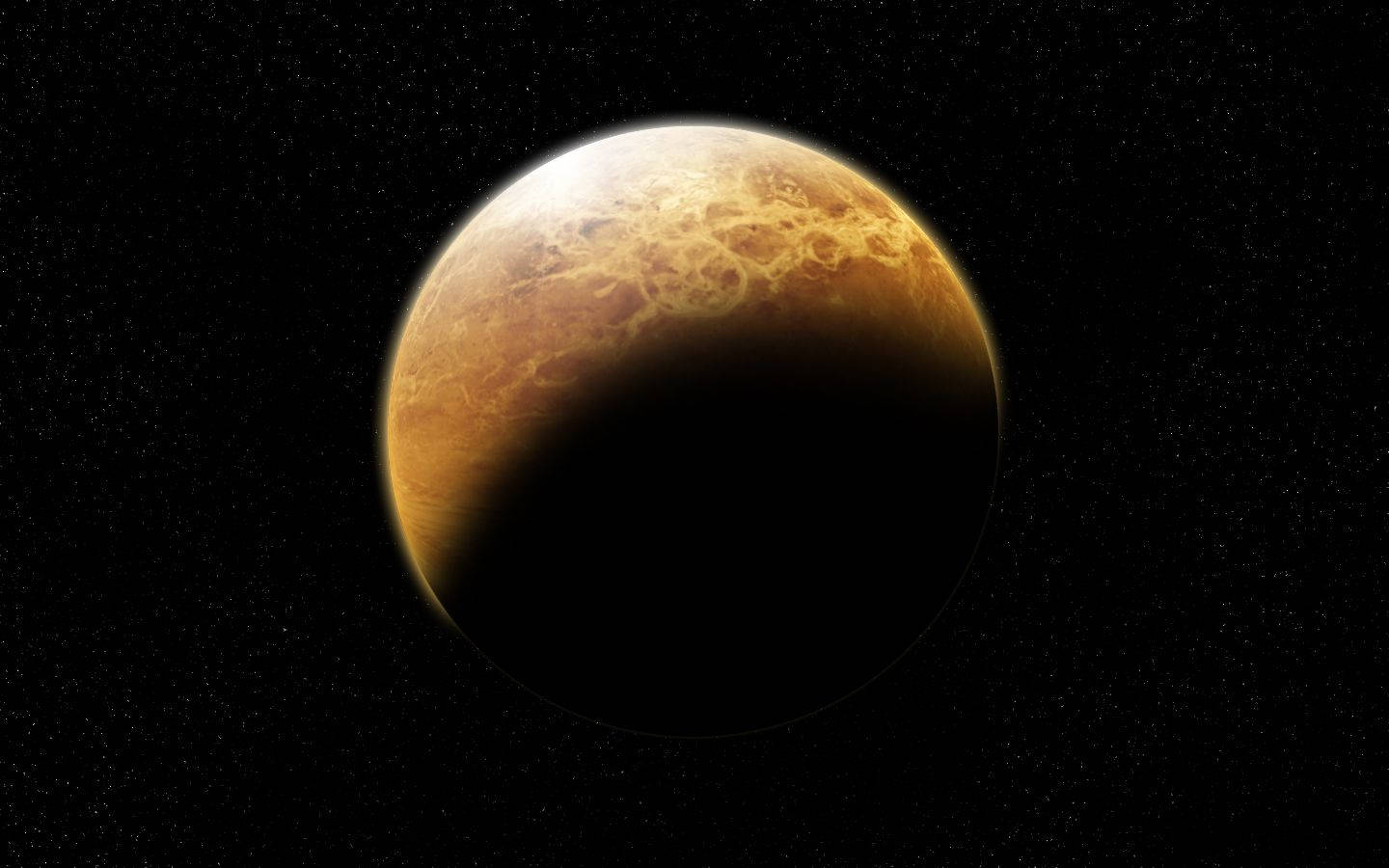 Sombrade La Media Luna De Venus Fondo de pantalla