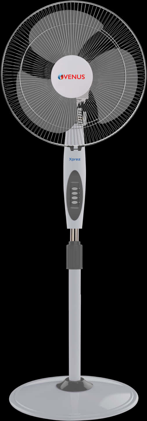 Venus Standing Fan Product Image PNG