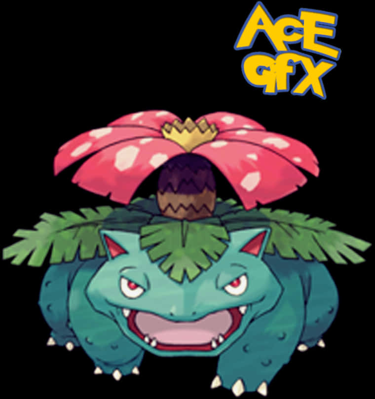 Venusaur Pokemon Artwork PNG