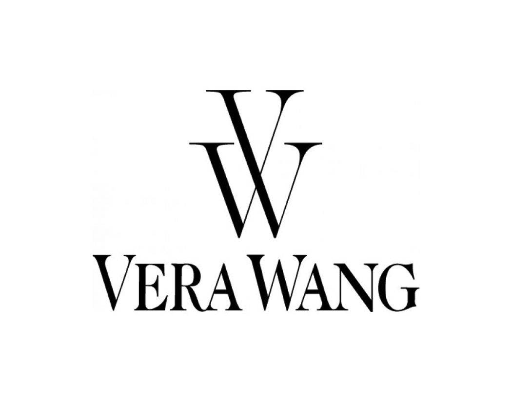 Logode Vera Wang Sobre Fondo Blanco. Fondo de pantalla