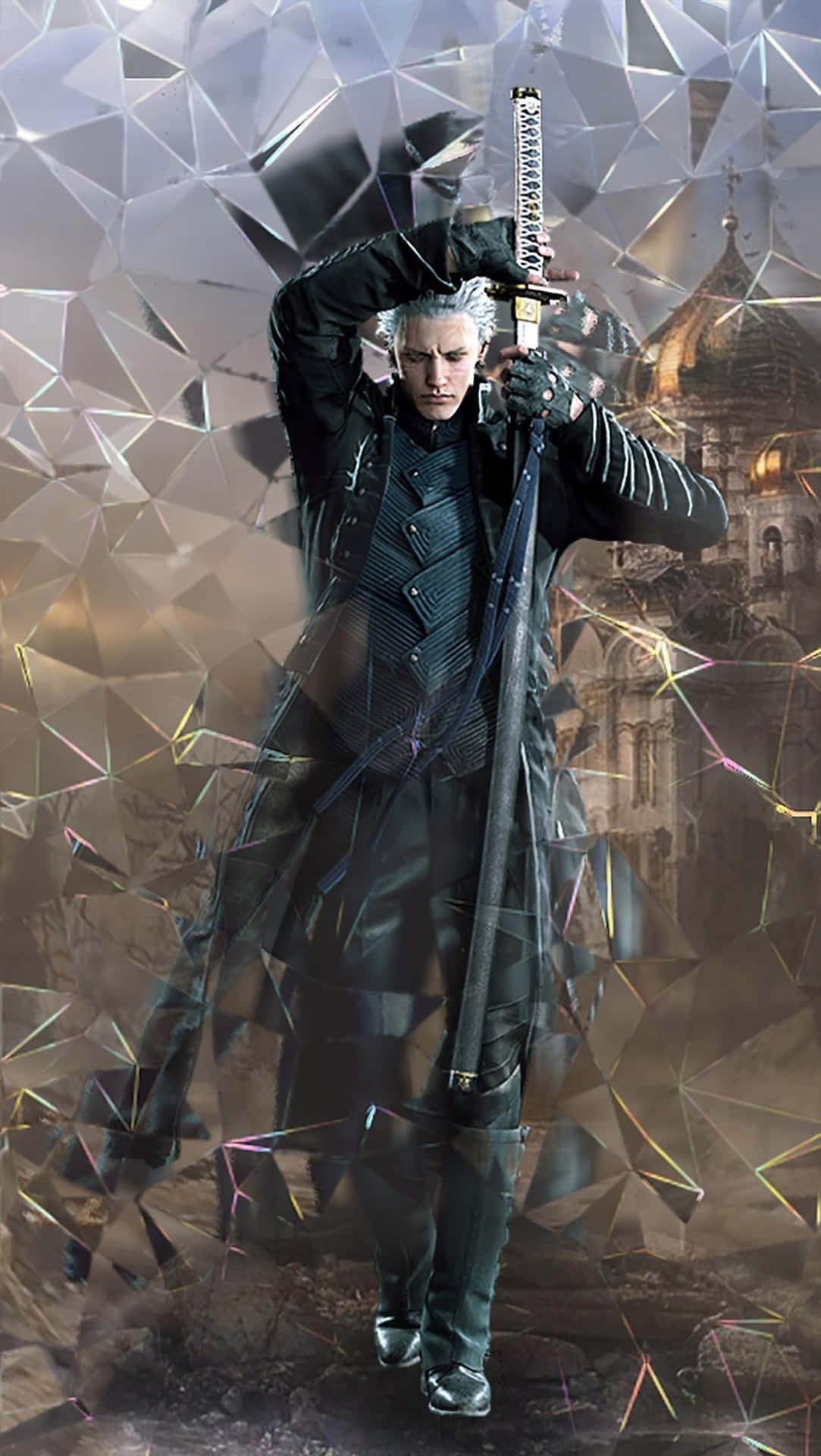 Vergil Stylish Swordmaster Wallpaper