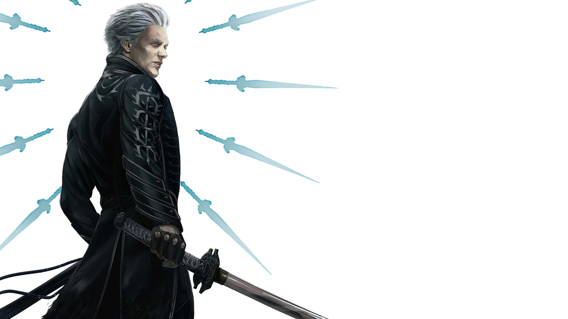 Vergil Swordmaster Artwork Wallpaper