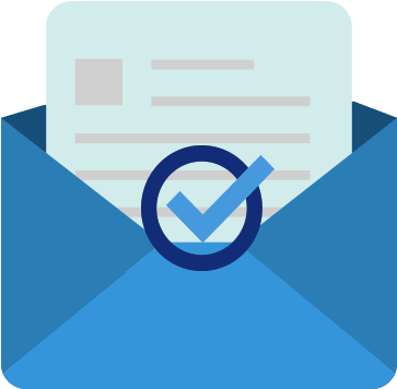 Verified Email Concept Illustration PNG