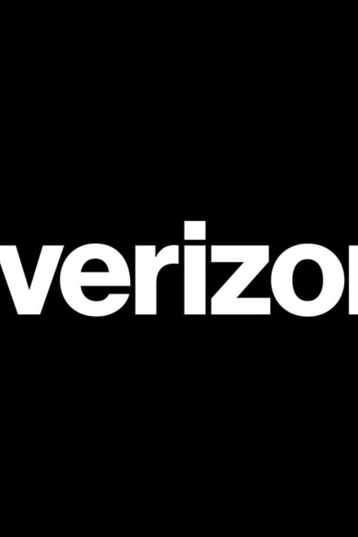 Verizon Logo On A Black Background