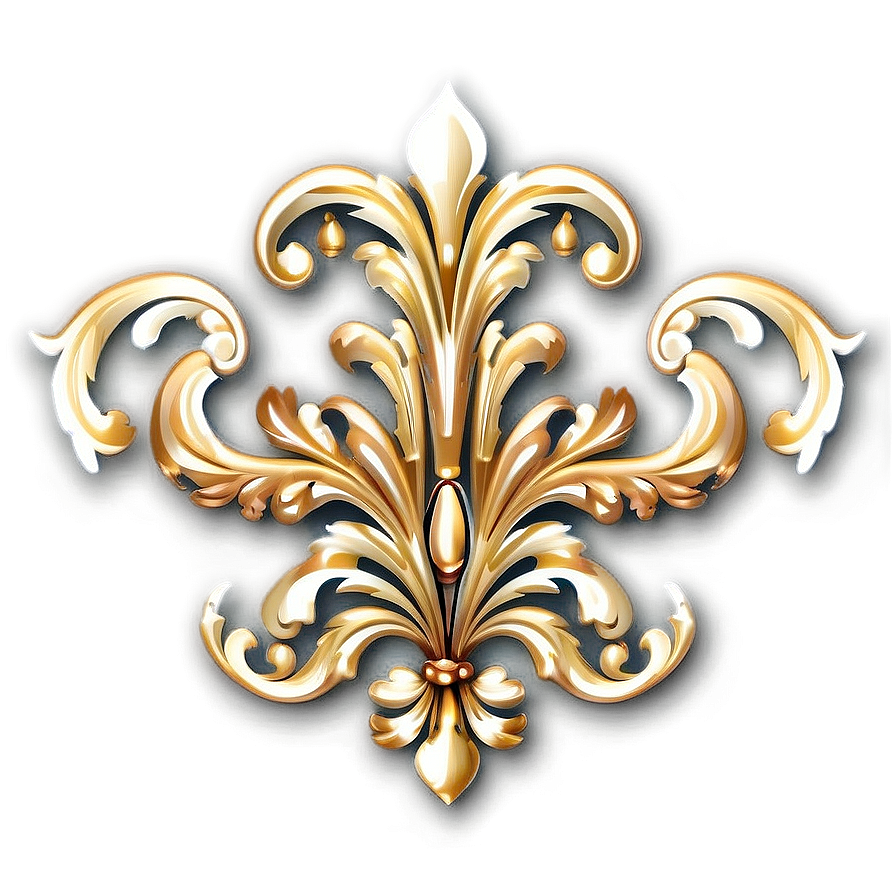 Versace Baroque Elements Png 06202024 PNG