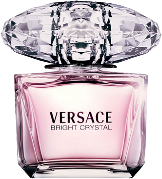 Versace Bright Crystal Perfume Bottle PNG