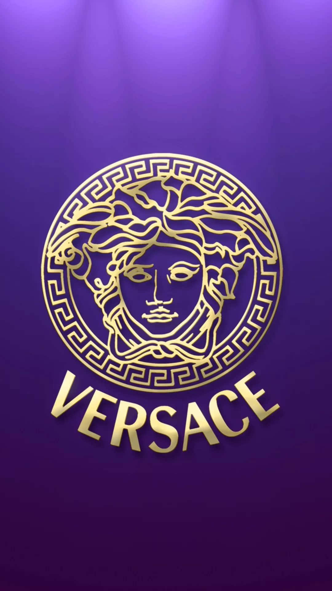 Vær Modebevidst Med Den Begrænsede Udgave Af Versace Iphone Wallpaper