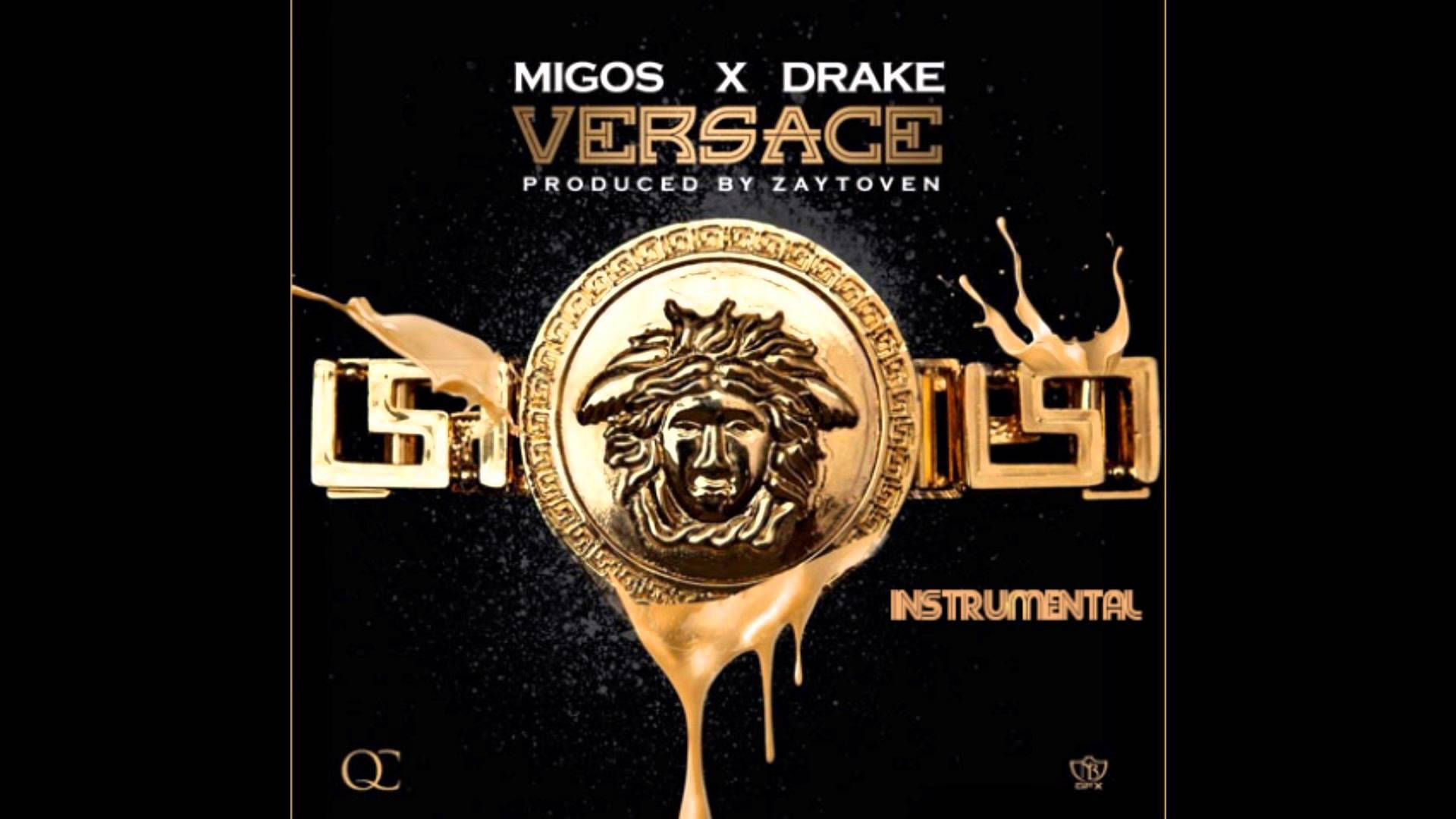 Migos X Drake Versace Logo Collab Wallpaper