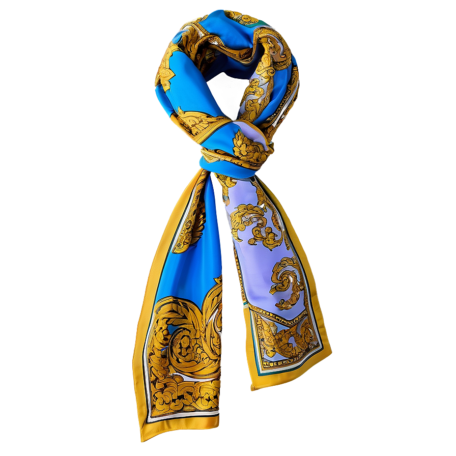 Versace Silk Scarf Design Png Qkx PNG