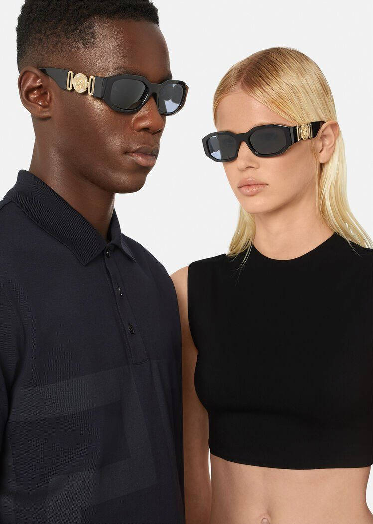 Versace Sunglasses Models Wallpaper