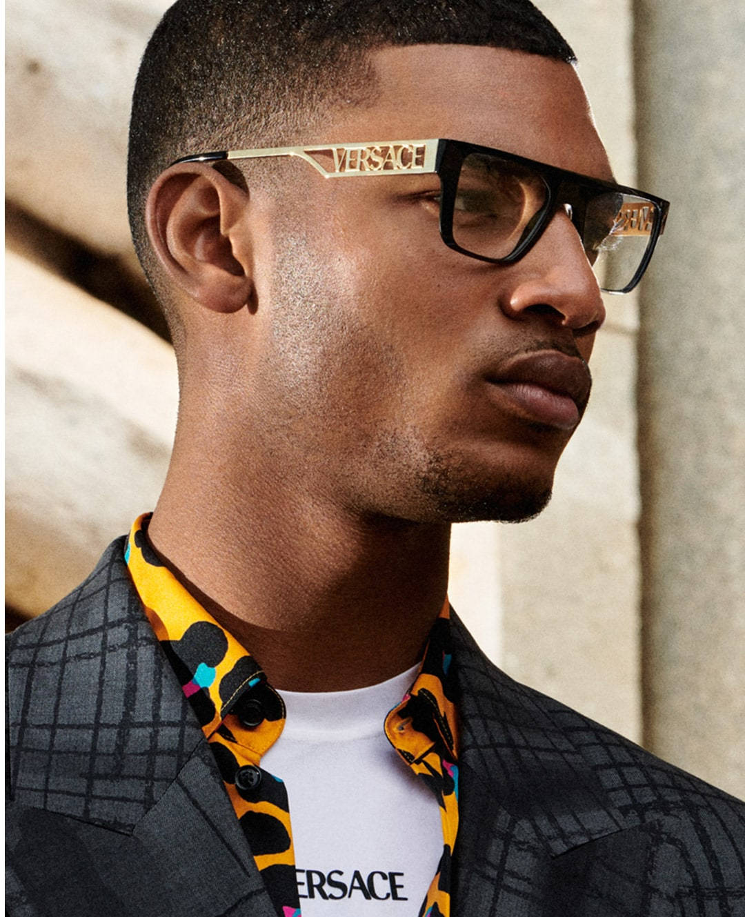 Versace Ve3326u Eyeglasses Male Model Wallpaper