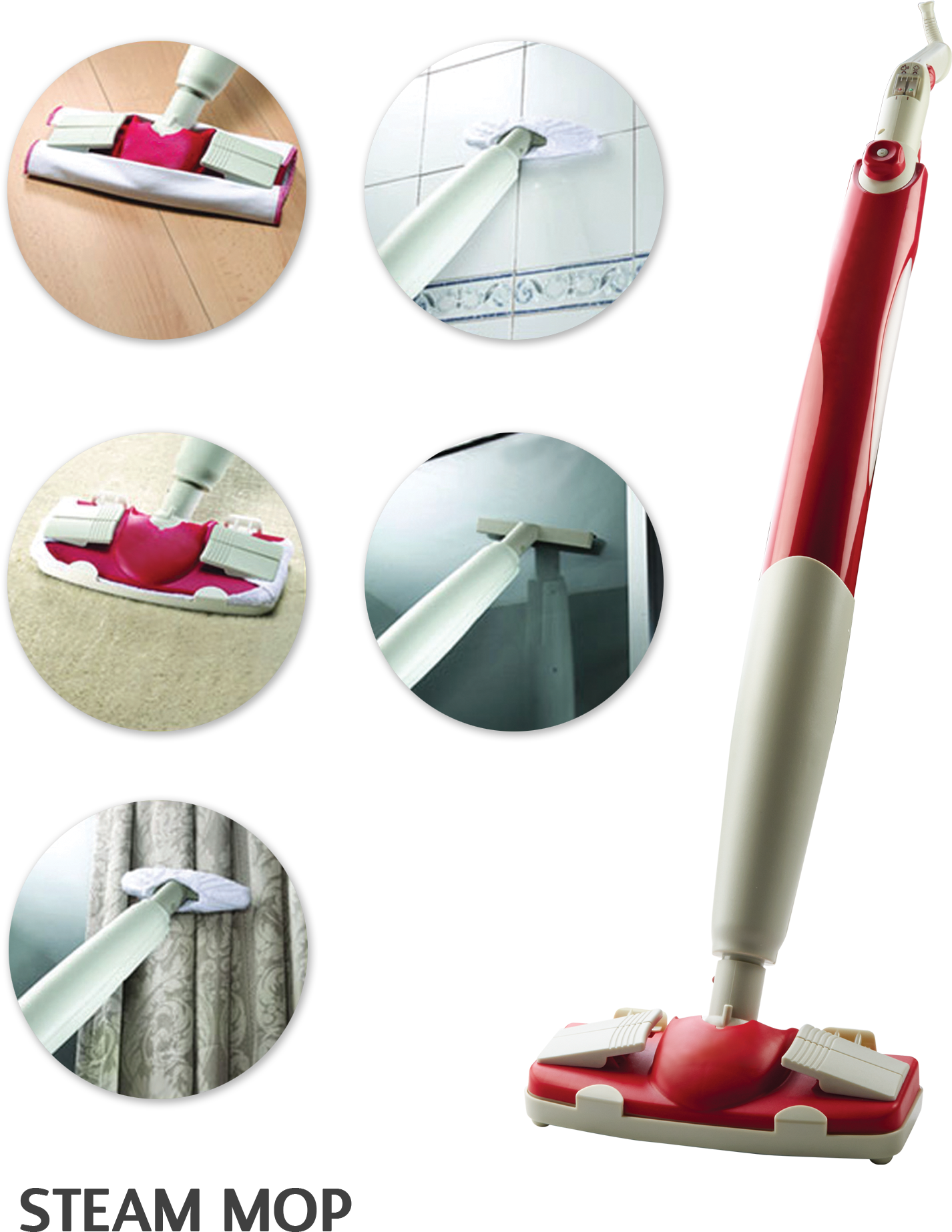 Versatile Steam Mop Uses PNG