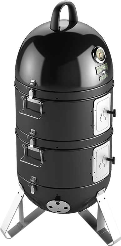 Vertical Charcoal Smoker Product Image PNG