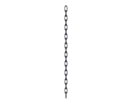 Vertical Metal Chainon Black Background PNG