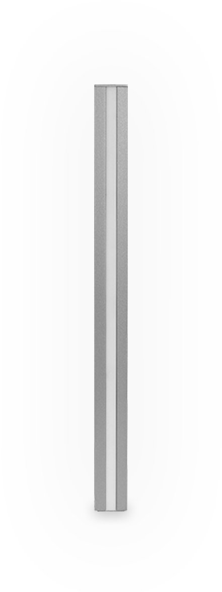 Vertical Metal Pipeon Black Background PNG