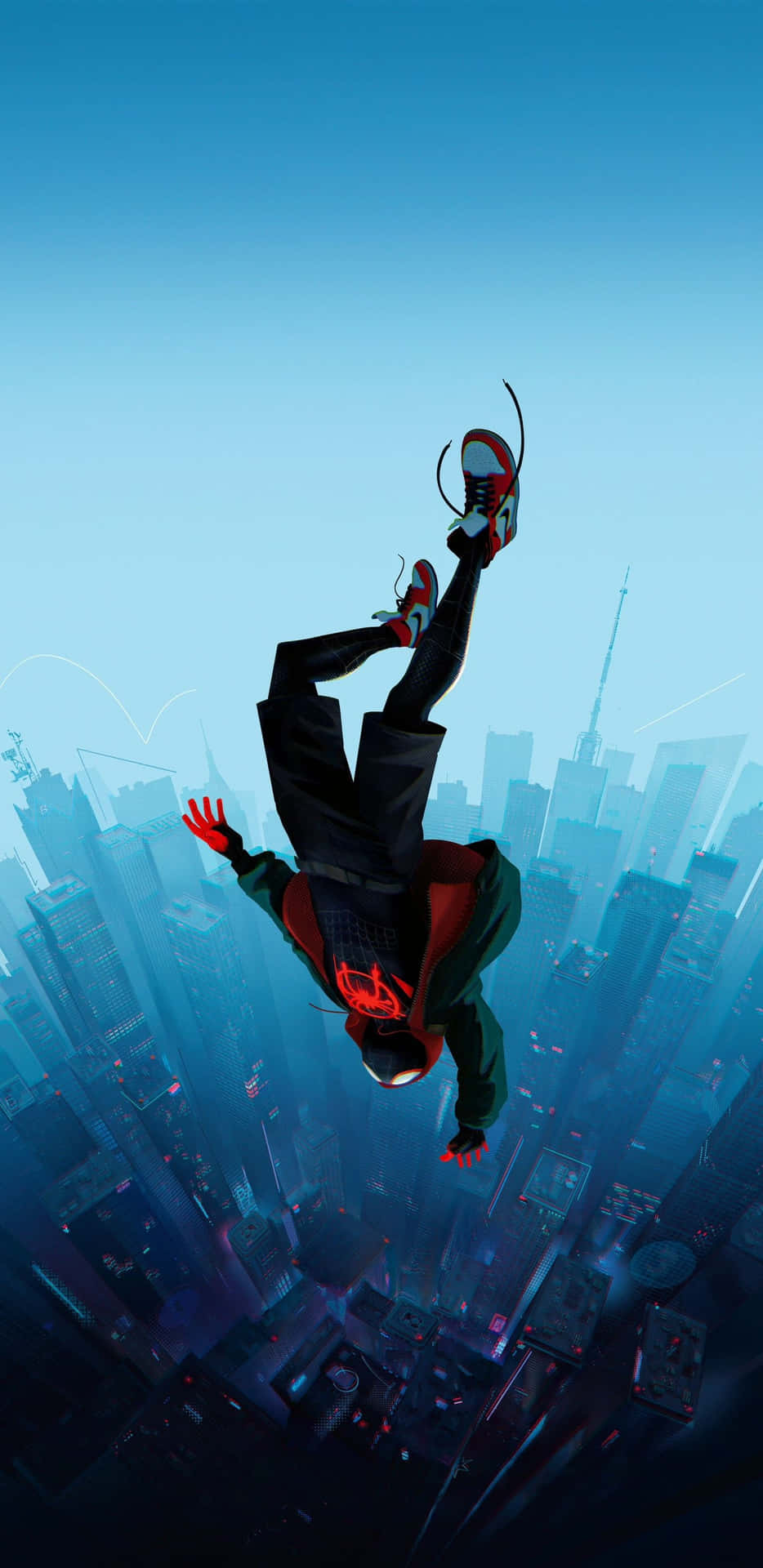 Spiderman Into The Spider-verse Hd-tapet. Wallpaper