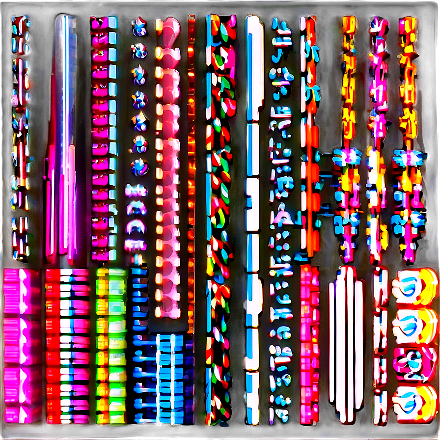 Vertical Scanlines Effect Png 06202024 PNG