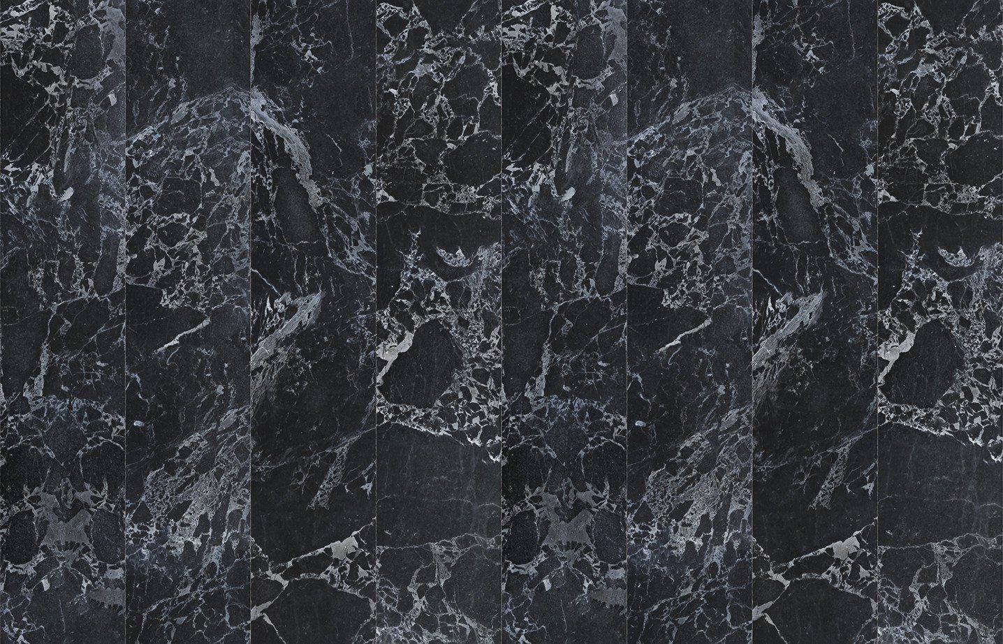 Vertical Tiles On Black Marble Iphone Wallpaper