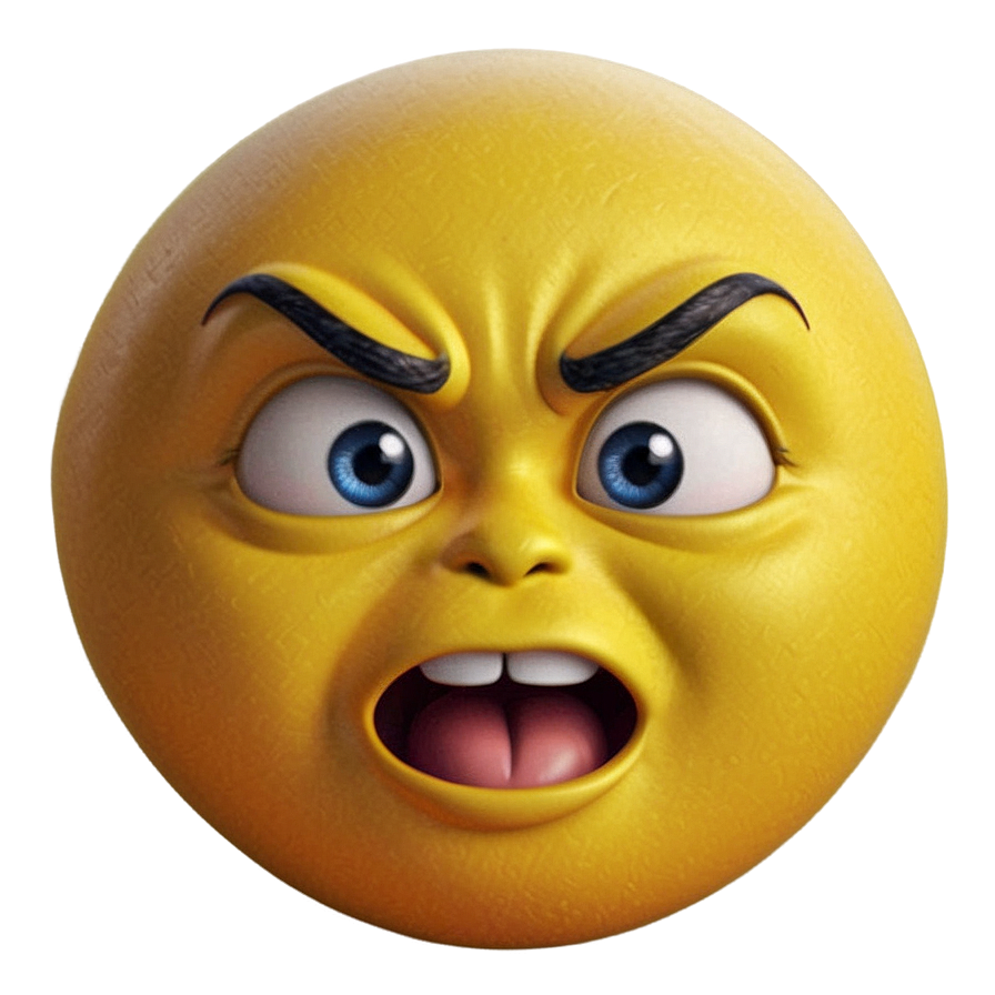 Very Angry Emoji Png 67 PNG