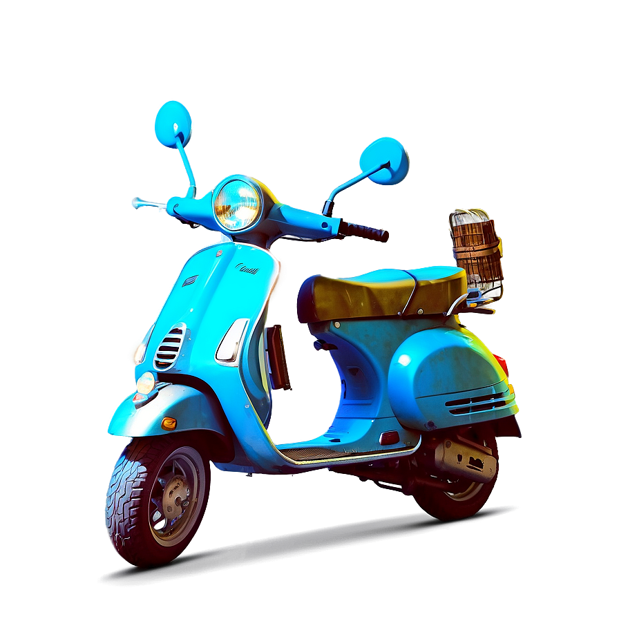 Vespa Scooter At Sunset Png 75 PNG