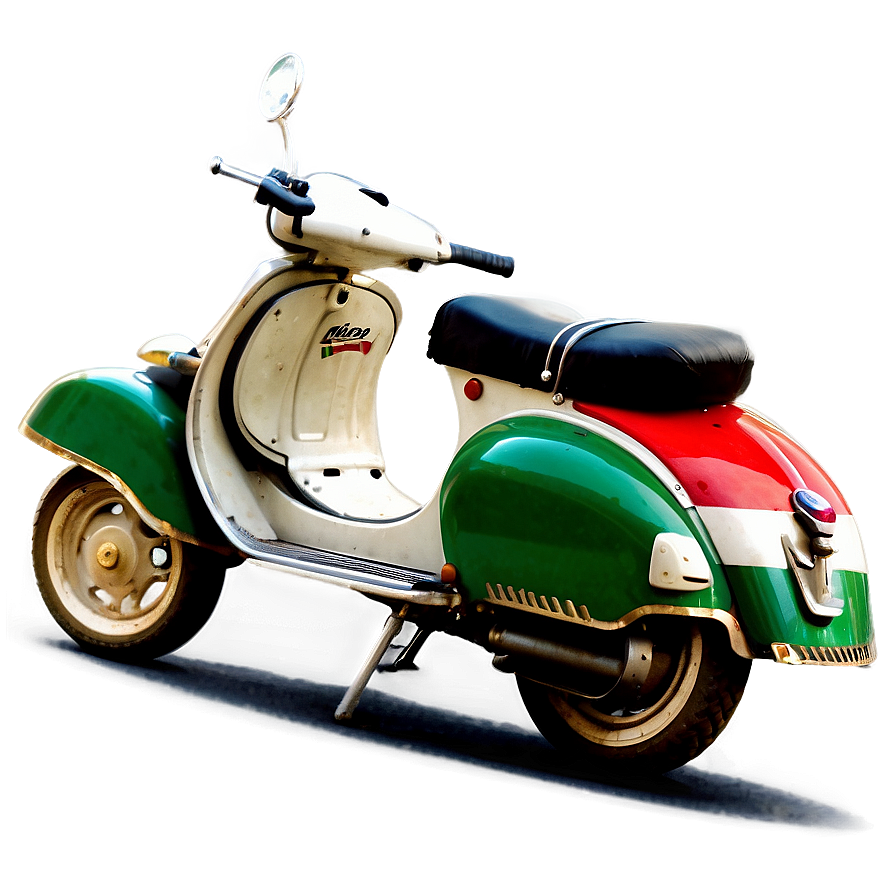 Vespa With Italian Flag Png 06252024 PNG